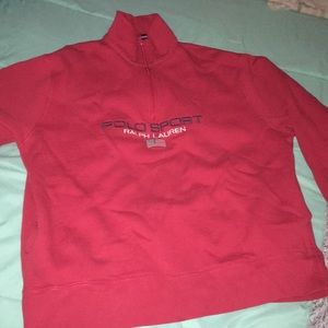 Polo sport quarter zip up